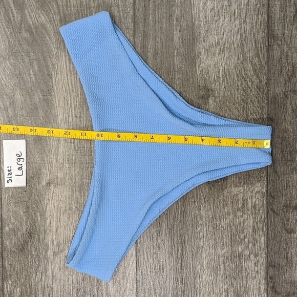 ZAFUL Textured Removable Straps Bandeau Bikini - Picture 7 of 11